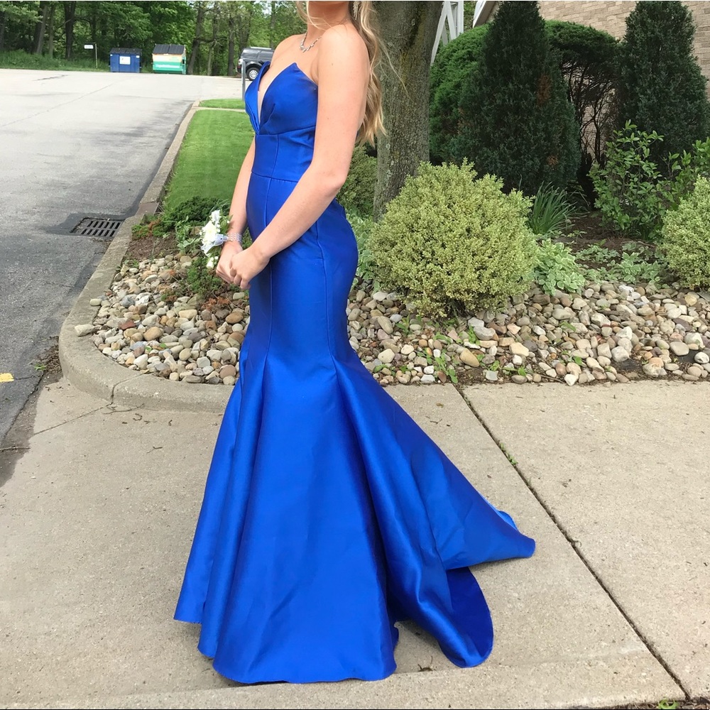 Royal Blue prom dress